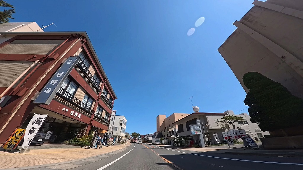 大洗海岸 サンビーチ通り 大洗海岸通り